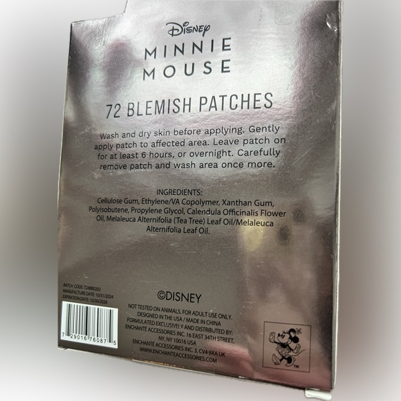 Disney Minnie Mouse Blemish Patches 72 patches Hydrocolloid NIB - Picture 2 of 2